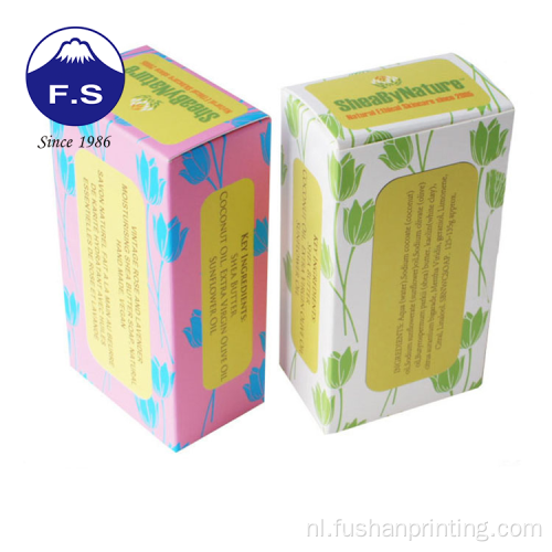 Recyclebare aangepaste PVC -vensterpapier Cosmetics Box -verpakking